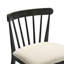 Ensemble de 2 pièces pour chaise de salle à manger rustique moderne de style campagnard au design rétro, facile à assembler-742731526