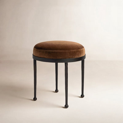 Rua Accent Stool-Crete Pebble