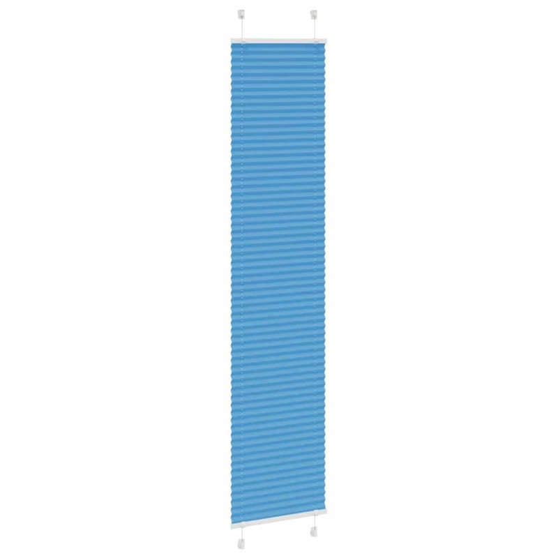 Room Darkening Pleated Shade, 40cmW x 200cmL, Blue