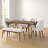 Michael Solid Wood Solid Wood Top Four Leg Dining Set