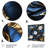 Gymoty Gilded Rose In Kings Blue I - Metal Wall Décor-1058897834