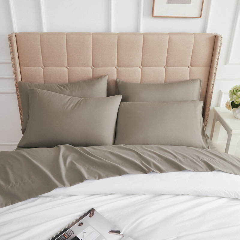 Vilano Springs Extra Deep Pocket Sheet Set, 6-Piece Ultra Soft Microfiber Sheets and Pillow Cases, Wrinkle Resistant, Easy Care