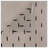 EAZY Floor Roma Stripe 24" x 24" Peel and Stick Carpet Tile Beige-130647195