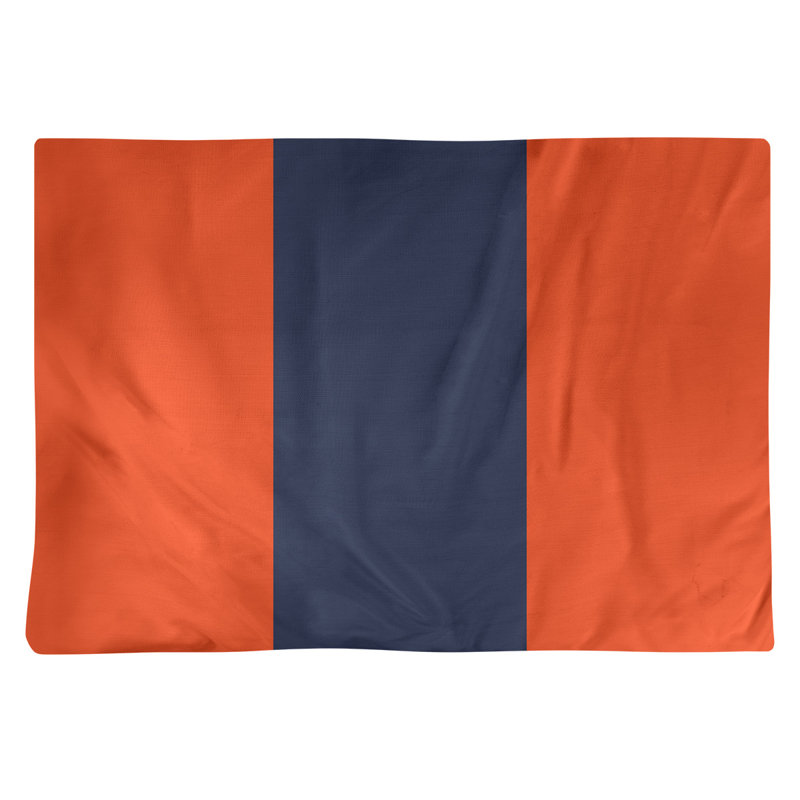 Récapitulatif de 18 po Virginia, Orange, Sergé de coton