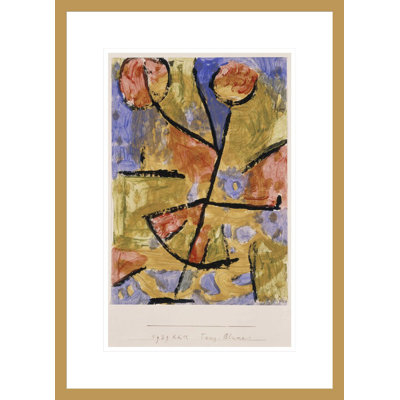 «Dance-Flower» par Paul Klee - impression giclée encadrée