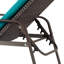 Ensemble 3 pièces de chaise longue en osier toutes saisons avec dossier réglable à six positions et coussins en mousse haute résilience-76176037