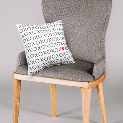 Xs Hearts And Os Double Sided Pillow