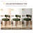 Upholstered Solid Wood Dining Chair Side Chair-1993658749