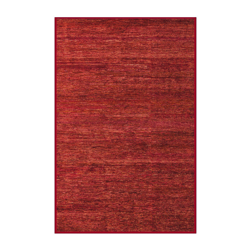 Tapis décoratif multicolore à motif abstrait, Rectangle 4 pi x 6 pi