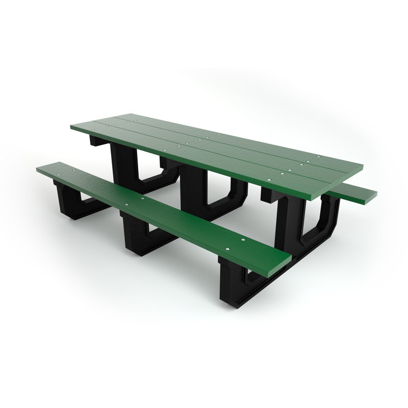 Table de pique-nique Park Place, Vert, H 30,5 po x l 72 po x P 58 po
