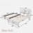 Upholstery Platform Bed With Multifunctional Trundle-801176936