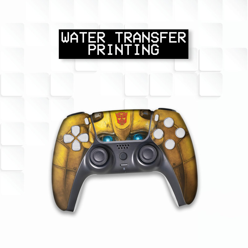 La manette sans fil Bummble Be Custom PS-5 est compatible avec la console Play-Station 5 de BCB Controllers | Fièrement personnalisé aux États-Unis avec un produit Hydrodip (pas seulement une peau) permanent (Modifié)