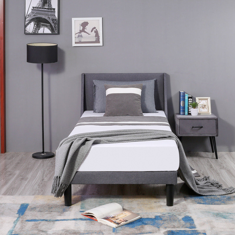 Bed, Single (3'), Grey