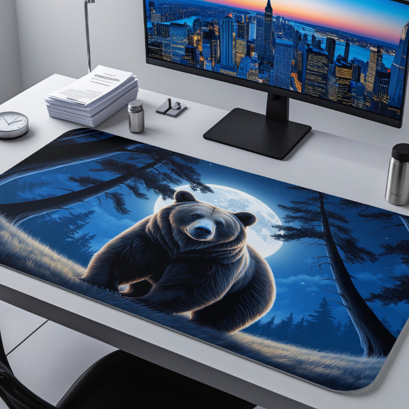 Polyester Desk Pad, 23.6x13.8