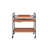 Serving Cart With Stemware Rack, Perfect For Entertaining And Enhancing Your Home Bar Experience.