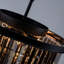 6-Lights Modern 3-Tier Round Fringe Crystal Chandelier-1359916118