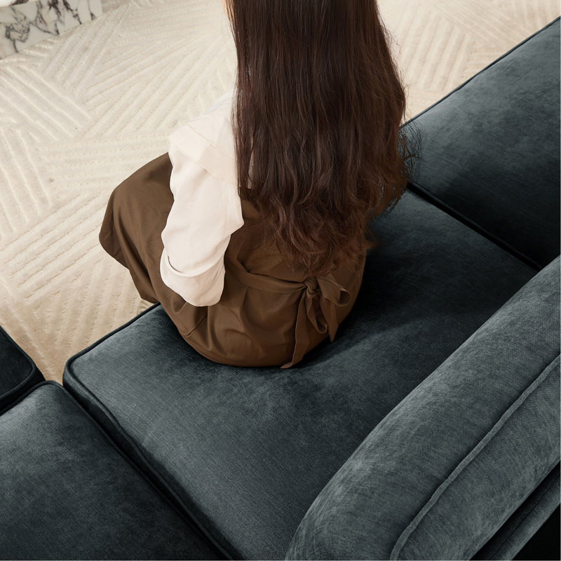 Canapé RSF velours gris