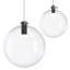 Luminaire suspendu simple en verre transparent Sphere-98167509-100929735