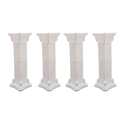 4 piliers romains en plastique 11,81 po