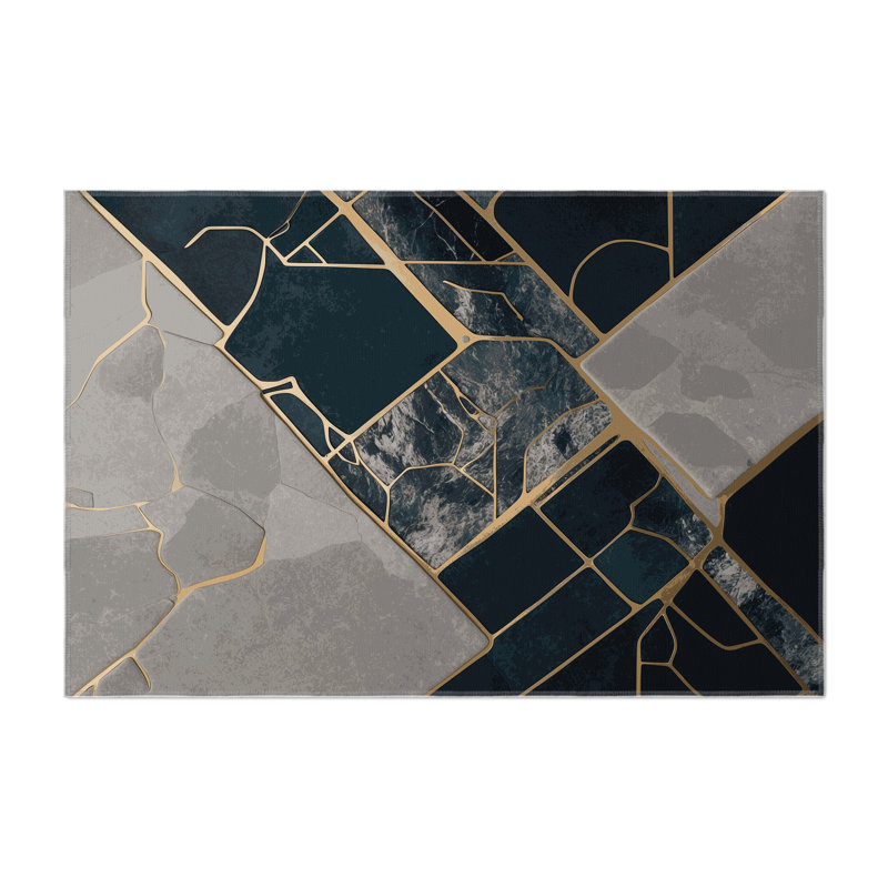 Spectrum Bridge Indoor And Outdoor Area Rug, Rectangle 4' x 6'