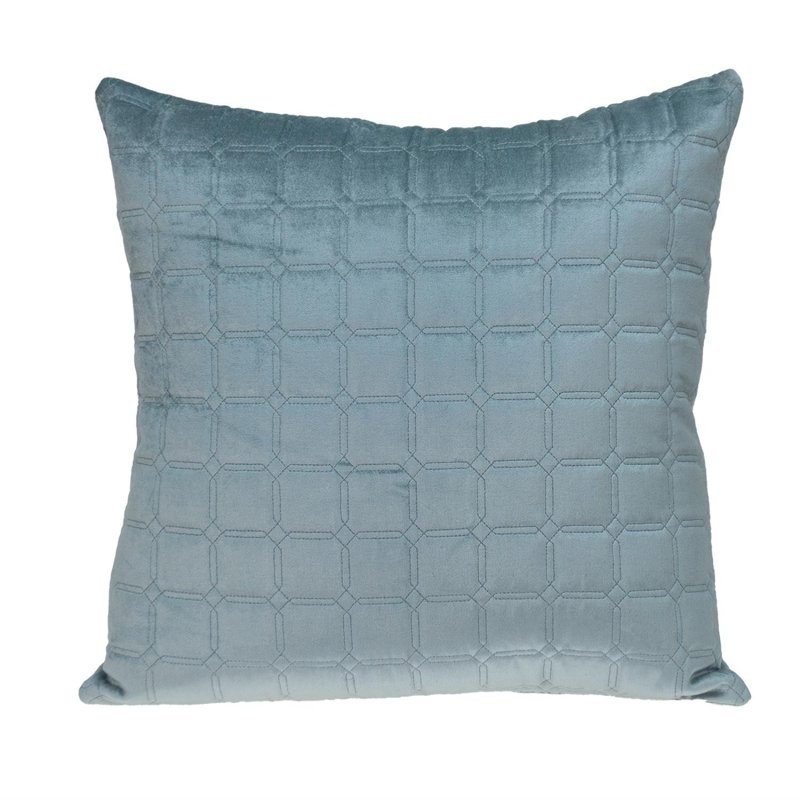 Coussin gris matelassé Parkland Collection Marrisa, Gris
