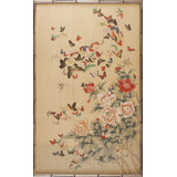 Antique Chinese - Textile Small Scatter Size Wool Ivory Rug