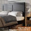 Structure de grand lit plateforme industrielle sans sommier tapissier