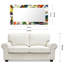 Rock Star I Rectangular Beveled Mirror on Free Floating Printed Tempered Art Glass-531331986