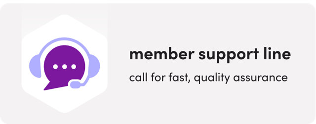 member support line call for fast, quality assurance