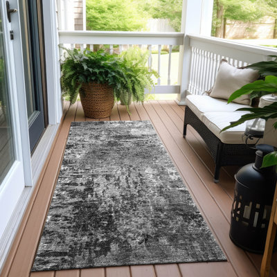 Tapis intérieur / extérieur Karsyn avec envers antidérapant