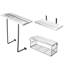 3 Piece Wood Bracket Shelf-1080985812