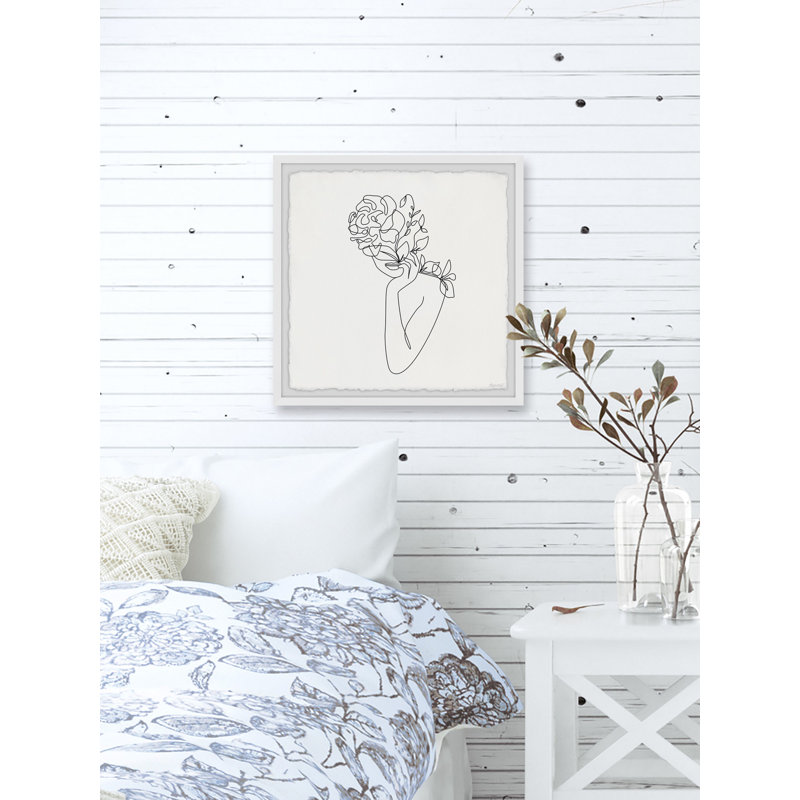 Flowers For You - Single Picture Frame Print, 61cm H x 61cm W x 3.81cm D