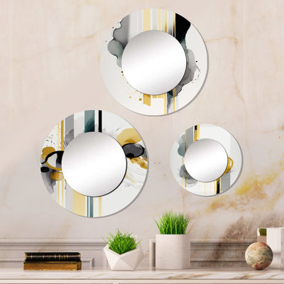 Dijonay Metal Round Mirror