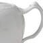 White Fluted Half Lace Teapot