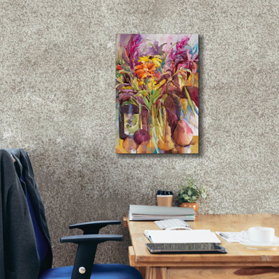 Winston Porter 'Petals Of Purple' by Annelein Beukenkamp Canvas Wall Art