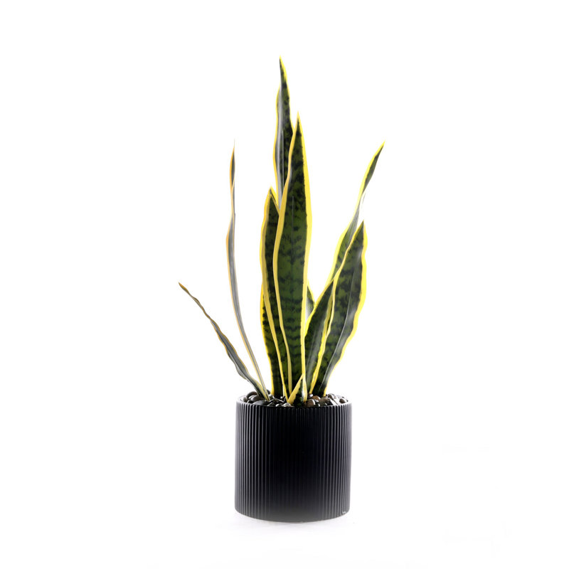 Faux Plant in Ceramic Planter