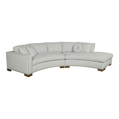 Michael Weiss 2-Piece Curved Sectional