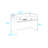 Rectangle 1 Person Office Cubicle Desk