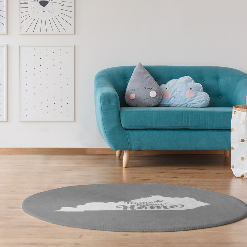Tapis en poly-chenille lexington à la maison, Rond 5 pi