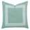 Housse de coussin Azul par Barclay Butera avec bordure à onglet et insert