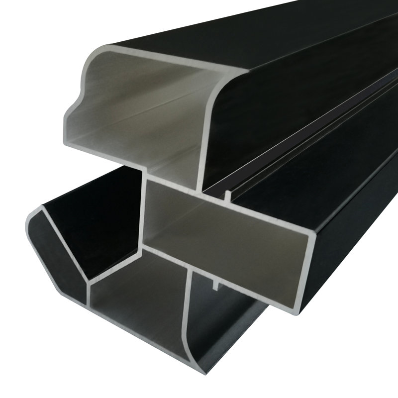 Poteau de clôture de coin de 8 pi au sol avec base - angle réglable, solution de clôture composite durable (un poteau standard de 6 pi, un poteau de coin de 8 pi)