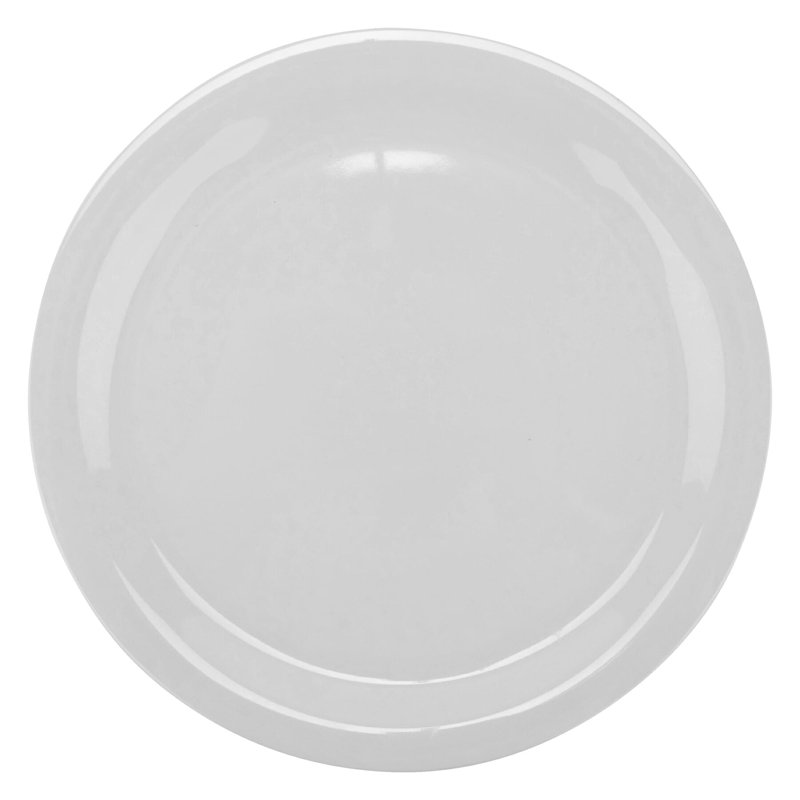 Assiette plate de qualité commerciale GET NP-9-DW, 9 po, blanc diamant (ensemble de 12)