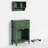 Multi-Functional End Table-Green