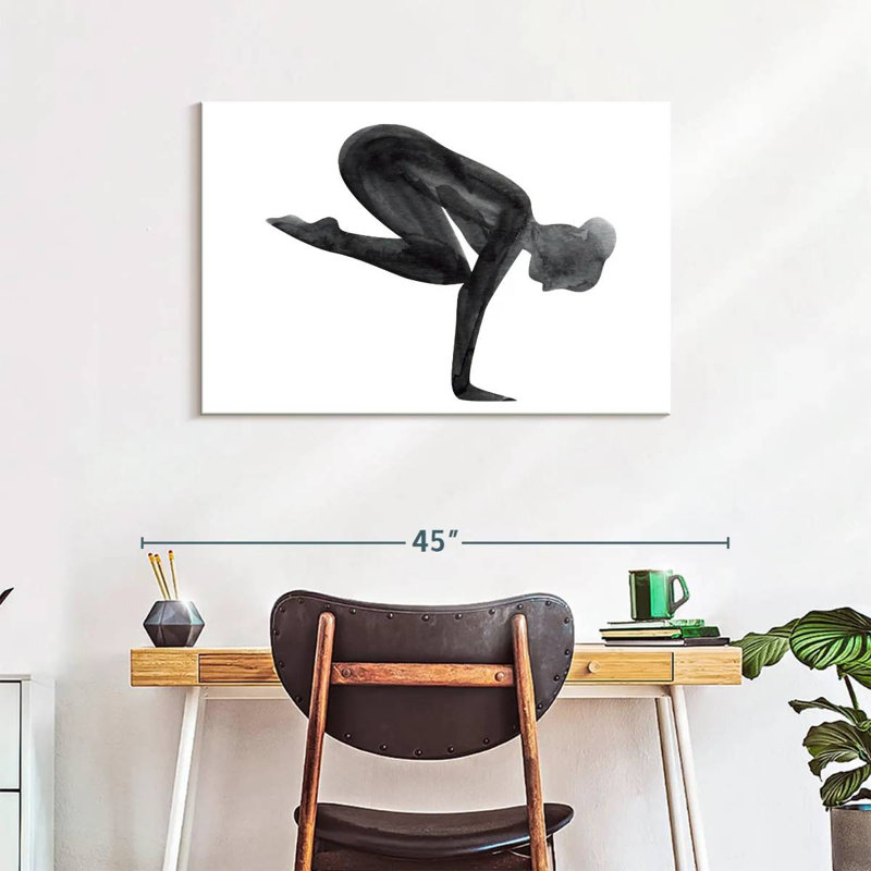 Kerrick Yoga Asana Pose, H 24 po x l 36 po