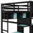 Wood Loft Bed With Desk-824423054