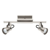 Continuum 15.35'' 2 -Light Fixed Track Track Kit with Dimmable and Adjustable Head