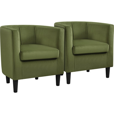 Velvet Armchair and Club Chair