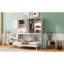 Lit simple mural blanc avec rangement, conception peu encombrante pour un espace de rangement limité, appartements modernes