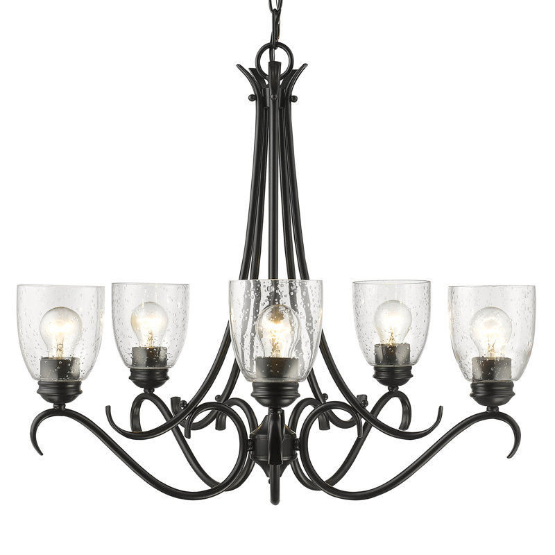 Lustre unique à 5 lumières Leitner