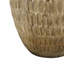 Lighting, H 25 po, lampe de table, abat-jour noir, résine brune, contemporain